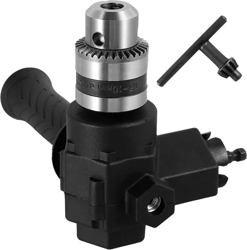 Miniatura 7 de Accesorio de taladro de ángulo recto, Adaptador de taladro de ángulo recto de 90 ° de alto par, Adaptador de esquina de broca de metal de 90°