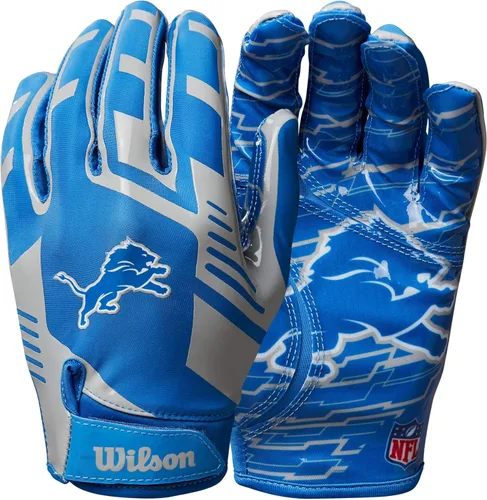 Miniatura 13 de Wilson NFL - Guantes de fútbol americano con ajuste elástico, tallas para jóvenes y adultos