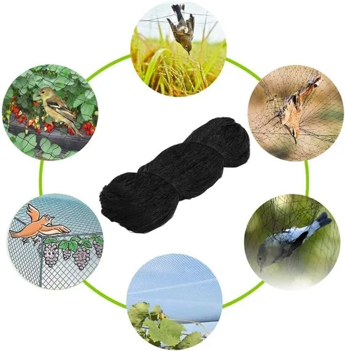 Miniatura 3 de Noa Store Red de Malla de Nylon Anti Pájaros [25x50] pies para Árboles Frutales, Jardín, Plantas, Protectores de Árboles, Aviario y Red para Aves