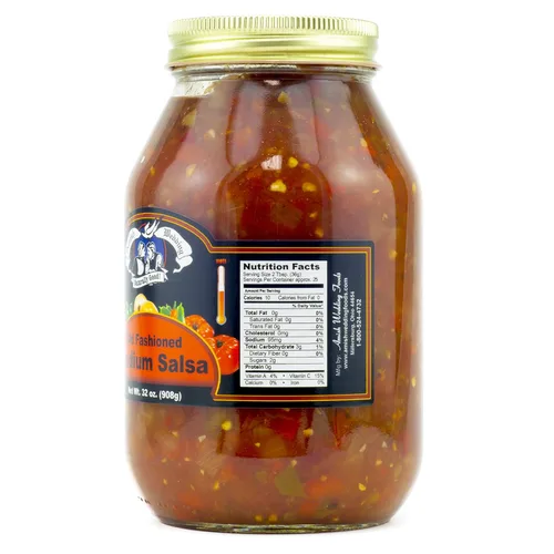 Miniatura 3 de Amish Wedding Salsa, frasco de vidrio de 32 onzas, calor medio