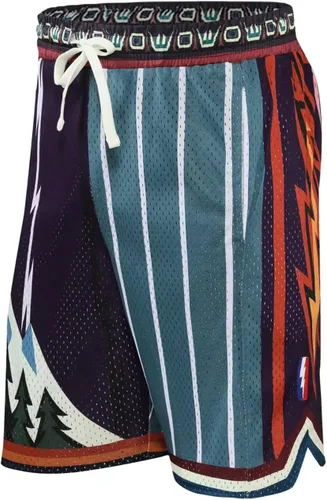 Miniatura 3 de BOOMLEMON Pantalones cortos de baloncesto para hombre, pantalones cortos deportivos de entrenamiento de hip hop, pantalones cortos de malla