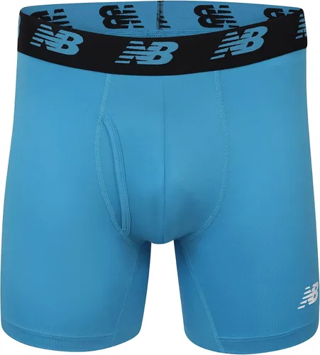 Miniatura 2 de New Balance Men's 6" Premium Performance Boxer Brief with Fly Front (3 Pack)