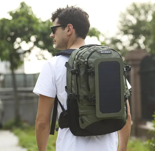 Miniatura 9 de Carga solar del panel solar de la mochila 7W para los teléfonos celulares y la fuente de alimentación del dispositivo 5V
