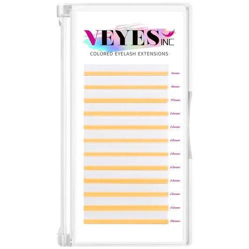 Miniatura 7 de VEYES INC Extensiones de pestañas de colores 03 05 07 15 C/D rizo 0.315-0.630 pulgadas de longitud mixta, pestañas individuales de seda de primera