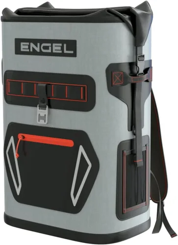 Miniatura 11 de Engel BP25 Hielera de alto rendimiento con tapa enrollable de 25 cuartos de galón para mochila