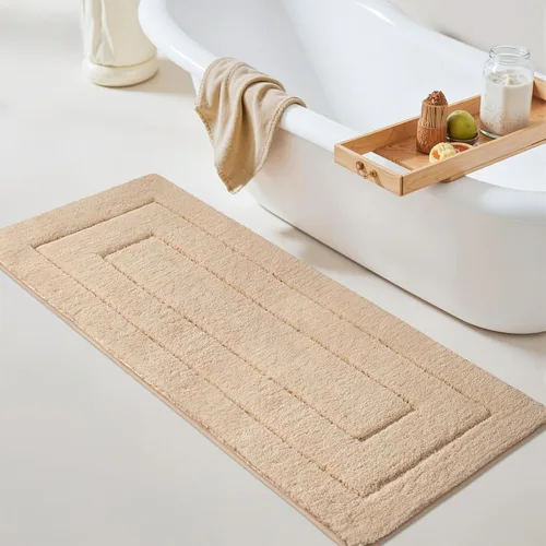 Miniatura 77 de GRANNY SAYS Alfombras de baño antideslizantes, lavables, extra suaves y absorbentes de agua para baño, alfombra de baño peluda de felpa, alfombra
