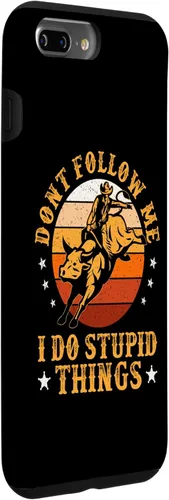 Miniatura 27 de Carcasa vintage para iPhone XS Max Don't Follow Me I Do Stupid Things