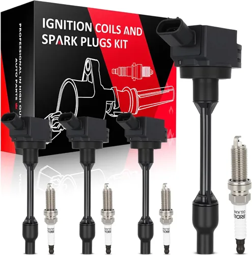 Miniatura 50 de SCITOO 6 bobinas de encendido con 6 bujías de iridio para Ford para Lincoln Expedition Explorer F50 V6 MKS MKT Navigator BL3Z-12029-C UF-646 E1146