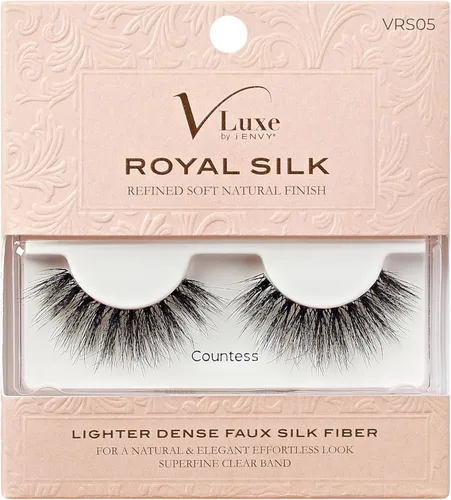 VLuxe - Pestañas postizas, pestañas de tira Royal Muse, lujosas pestañas esponjosas y esponjosas, volumen y rizo súper naturales, ligeras y cómodas
