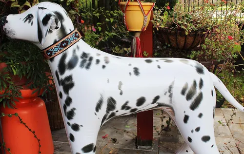 Miniatura 2 de ProRider Collar de perro de cachorro 100% de cuero de vaca hecho a mano de 9 a 13 pulgadas 6064TL