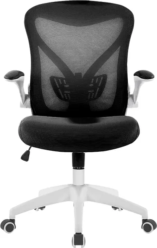 Miniatura 4 de Porthos Home Cole - Silla de oficina ergonómica con respaldo de malla transpirable, soporte lumbar, asiento giratorio de altura ajustable, mecanismo