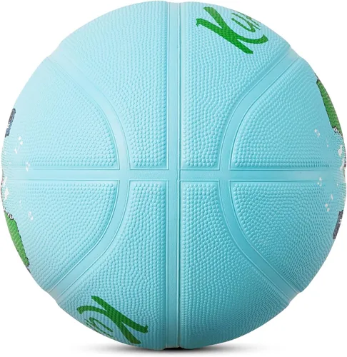 Miniatura 3 de Pelota de baloncesto de goma Kuangmi, tamaño 5 (27.5"), tamaño 4 (25.5"), hecha para juegos deportivos al aire libre y en interiores, parque, playa