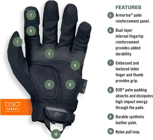 Miniatura 10 de Mechanix Wear, M-Pact guantes tácticos encubiertos