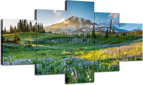 Miniatura 18 de Arte de Pared de Yosemite, Decoración de Pared del Parque Nacional Yosemite, Imagen de Paisaje de Montañas de California EE.UU., Impresión en 60Lx
