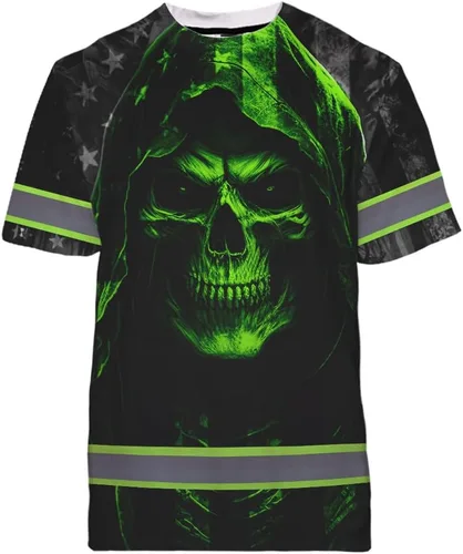 Miniatura 29 de Maddly Colección de ropa de trabajo de alta visibilidad con bandera de EE. UU. personalizada con nombre para trabajadores, corredores, camioneros