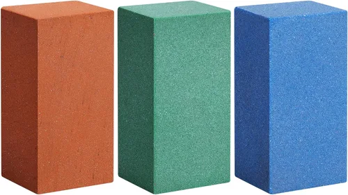 3 piezas de piedra abrasiva de goma gomosa - Bloque de goma para rectificar bordes - Piedra gomosa para snowboard suave - Piedra para snowboard y 3