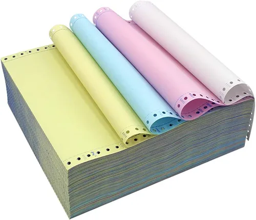 Miniatura 9 de FirstZi Papel de computadora de alimentación continua en blanco de 9.5 x 11 pulgadas para impresoras matriciales de puntos, 1000 unidades por caja