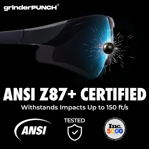 Miniatura 2 de grinderPUNCH – Anteojos de seguridad bifocales – Anteojos de sol para leer – Lupa resistente a impactos ANSI Z87 – Lectores de sol para trabajo
