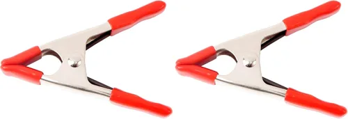 Miniatura 6 de WORKPRO W032006 Abrazadera de resorte de acero, 1 pulgada, paquete individual Puntas recubiertas de PVC de alta resistencia, sin marcas, asas