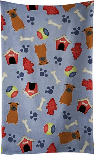 Miniatura 81 de Caroline's Treasures BB2654KTWL Dog House Collection Airedale - Toalla de cocina para invitados, toalla de baño decorativa para cara, té, paño