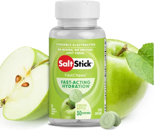 Miniatura 22 de SaltStick FastChews Electrólitos 60 tabletas de electrolitos masticables Tabletas de sal para corredores y nutrición deportiva de resistencia
