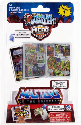 Los micro cómics de los maestros más pequeños del universo del mundo. Regalo para coleccionistas adultos y fanáticos de Motu de todas las edades.