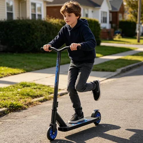 Miniatura 2 de Patinete profesional para niños de 8 años en adelante, patinete completo de trucos para ciclistas intermedios, principiantes, avanzados