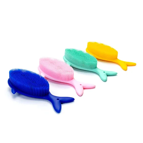 Miniatura 10 de Cepillo sensorial prémium para niños o autismo, limpiador corporal de silicona suave, 2 en 1, cepillos sensoriales para terapia ocupacional, esponja