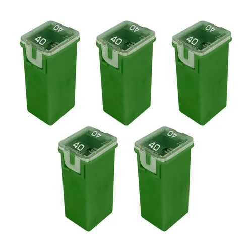 Miniatura 13 de Fusible alto estándar de 25 amperios J-Case de 1.063 in para camionetas, automóviles y SUV (25A, paquete de 5)