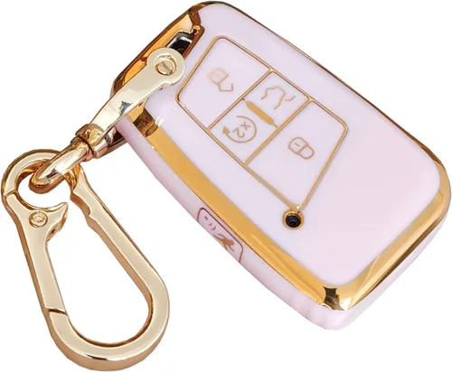 Miniatura 9 de Funda para Llavero de Volkswagen, Control Remoto de Llave Inteligente con Llavero Compatible con VW Volkswagen Atlas Jetta Passat Arteon Tiguan