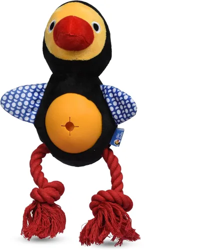 Miniatura 9 de The Dodo Woodland Animals - Juego de 2 juguetes para perros sin relleno: oso y árbol; juguete para perros sin peluche chirriante + juguete Oso