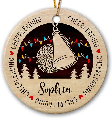 Miniatura 19 de Adorno de golf personalizado, adorno de árbol de Navidad de golfista, regalo de recuerdo, adorno de cerámica de Navidad para golfista, adorno