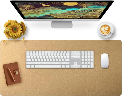 Miniatura 17 de Bloss Almohadilla de escritorio de cuero y reposamuñecas para teclado, alfombrilla grande para mouse + almohadilla para teclado + soporte de muñeca