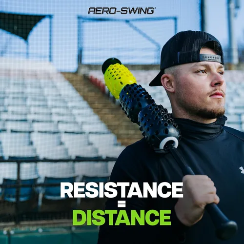 Miniatura 9 de Aero Swing - Entrenador de swing de béisbol y softbol, las piñas de resistencia al viento del swing del bate generan más velocidad de bate de más