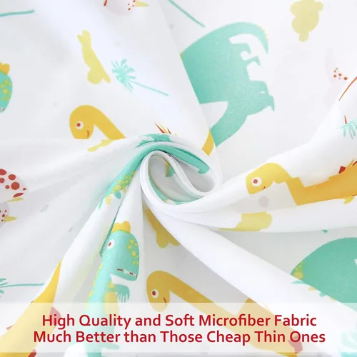 Miniatura 3 de Pack and Play Sheets - Juego de 2 sábanas para cuna, sábana bajera elástica para cuna, compatible con Graco Pack n Play, material suave y Dinosaurio