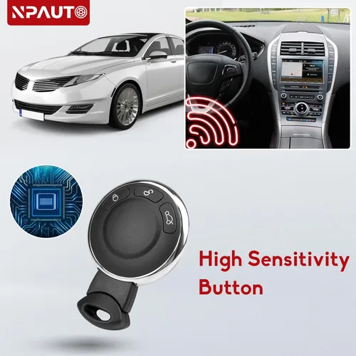 Miniatura 5 de NPAUTO Llavero de Repuesto Compatible con Mini Cooper 2007 2008 2009 2010 2011 2012 2013 2014 - Control Remoto de Entrada sin Llave, Llaveros