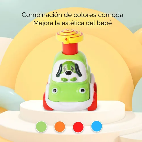 Miniatura 5 de ALASOU 4 piezas de juguetes de coches de animales para niños de 1 a 2 años Juguetes para bebés de 12 a 18 meses Regalos de Navidad y cumpleaños
