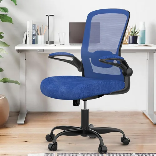 Miniatura 16 de Mimoglad Silla de Oficina, Silla de Escritorio Ergonómica con Soporte Lumbar Ajustable, Silla de Computadora de Malla de Respaldo Alto