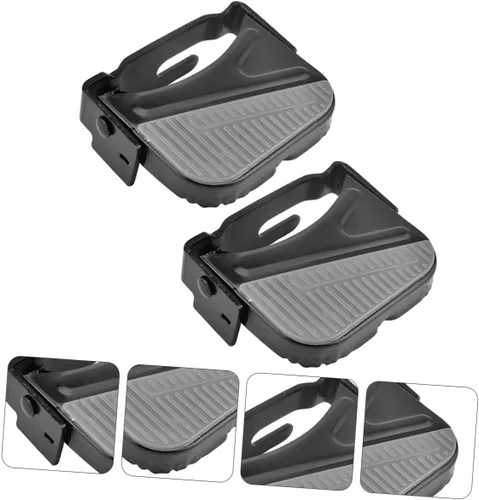 Miniatura 4 de VANZACK 1 par de pedales plegables reposapiés bicicleta reposapiés bicicleta asiento niños bicicleta para niños+bicicletas pedales de asiento