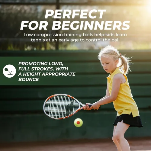 Miniatura 3 de Tourna Orange Dot - Pelotas de tenis de baja compresión