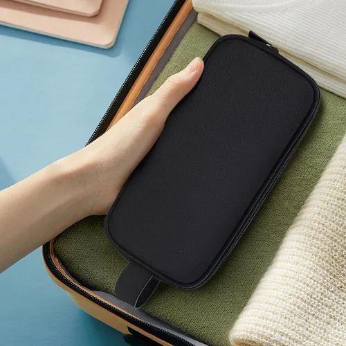 Miniatura 7 de Teskyer Cable Organizer Bag, Travel Electronics Accessories Organiser, Protable Tech Pouch for Phone Chargers, Cables, Flash Drive, Power Bank, Hard