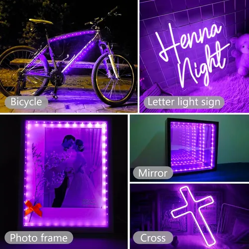 Miniatura 2 de echosari Tira de luces USB 5V, tira de luces de 9.8 pies con 180 luces LED 2835 SMD súper brillantes con autoadhesivo DIY para gabinetes, marcos