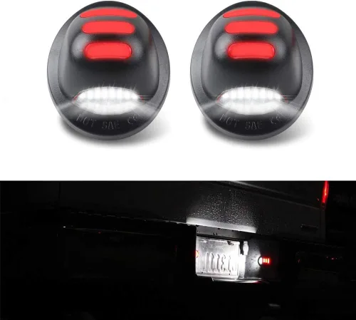 Miniatura 8 de Gempro Conjunto de luz de matrícula, reemplazo de lámpara LED para Ford F150 F250 F350 F450 F550 Superduty Bronco Excursion Ranger Expedition