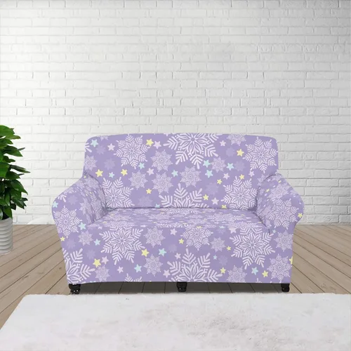 Miniatura 74 de Horeset Fundas elásticas para sofá con diseño de flores otoñales, lavables para sofá de 2 cojines, funda protectora para mascotas y perros