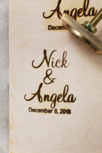 Hierro de marca de madera con logotipo personalizado, sello de hierro de marca de cuero duradero, sello de calor para barbacoa incluyendo el mango,