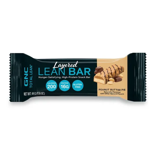 Miniatura 3 de GNC Total Lean Bar Barra de comida con alto contenido de proteínas y satisfying con hambre Yogur de arándanos 5 barras