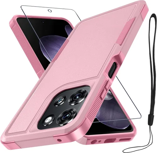 Miniatura 59 de Funda compatible con Moto G 5G 2024, cuerpo completo, resistente, resistente, a prueba de golpes, con correa de cordón, protector de pantalla