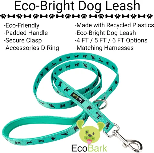 Miniatura 112 de EcoBark Correa para Perro - Correas Cómodas y Reflectantes con Asa Acolchada - Fuerte y Duradera de Alta Resistencia - Entrenamiento y Tiro