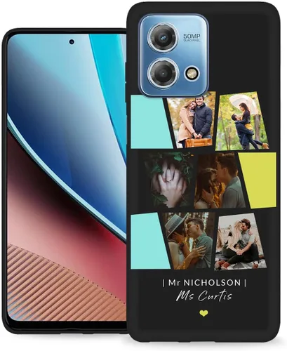 Miniatura 38 de Funda personalizada para Motorola Moto G Stylus 2020 con nombre de foto, texto y foto, GStylus personalizado -20 funda suave y fina (negro) de 6.4