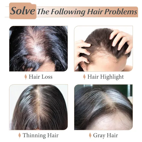 Miniatura 7 de Benehair 150% seda hecha a mano densidad base 100% Remy cabello humano para mujeres con flequillo clip en piezas de cabello con clip con ligera Gris